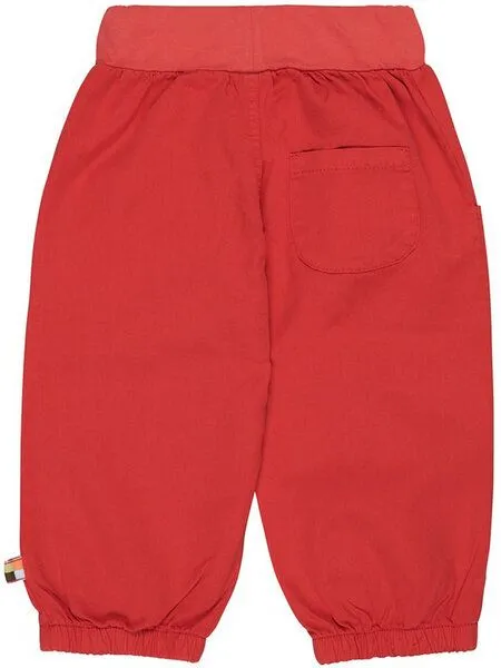 loud + proud loud + proud Babys & Kinder Hose Twill, GOTS-zertifiziert, Chili (rot), – Produktbild 2 von 2