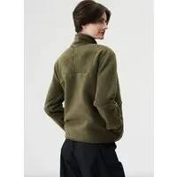 PINQPONQ pinqponq Fleece Jacket - Eternal Olive - Peat black (Female), Olive, – Produktbild 1 von 1