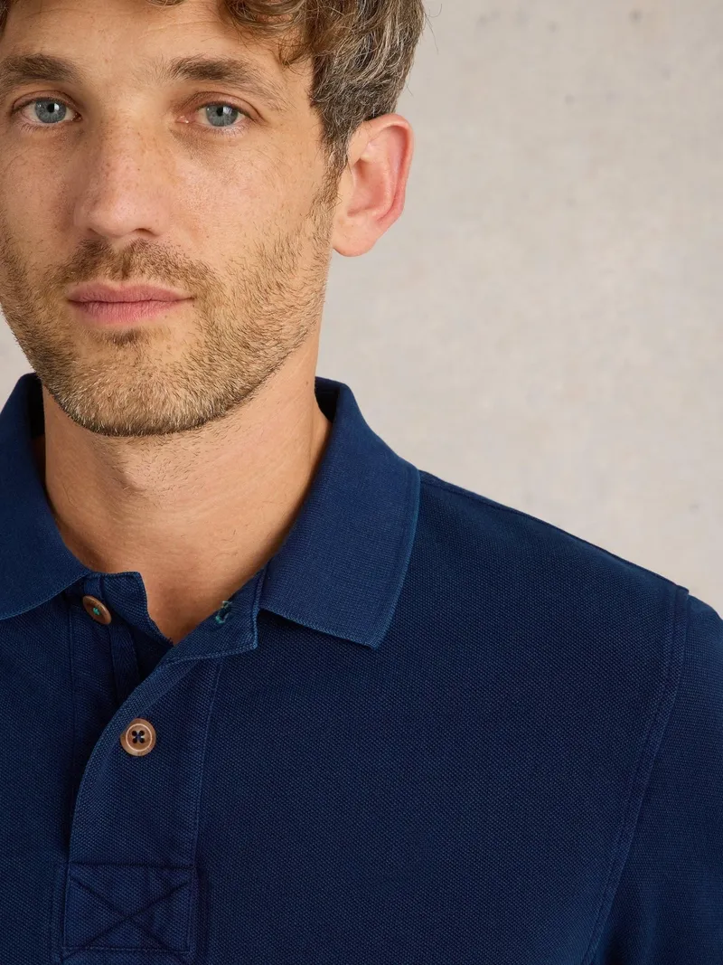 White Stuff Polo utilitaire - XXL, Blau, – Produktbild 3 von 4