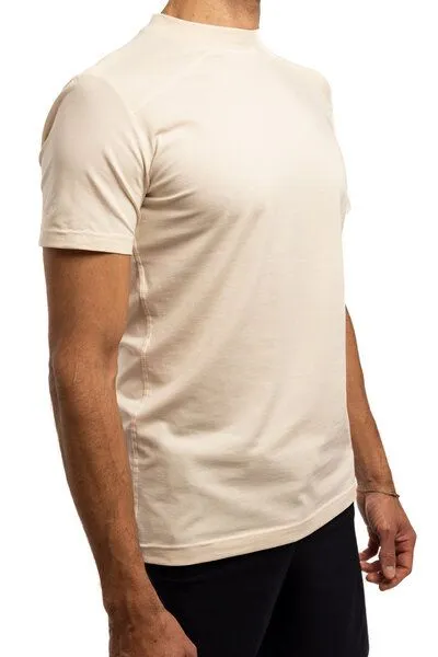 M23 M23 Herren T-Shirt aus Bio-Baumwolle, Modell „Ben“, Creme, – Produktbild 3 von 4