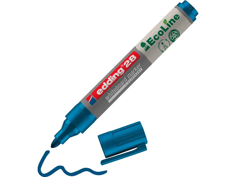 Edding Edding Whiteboardmarker "28 EcoLine", Blau, – Produktbild 2 von 3