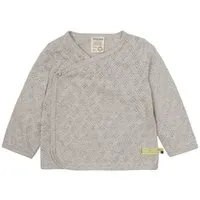 loud proud loud + proud Babys & Kinder Wickeljacke Jacquard Strick, GOTS-zertifiziert, Silver(grau), – Produktbild 1 von 1