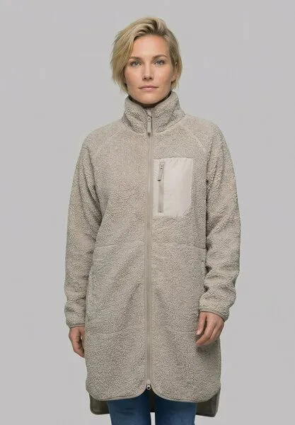 derbe derbe Fleecejacke „Kuschelby Long“, Rainy day, – Produktbild 1 von 3