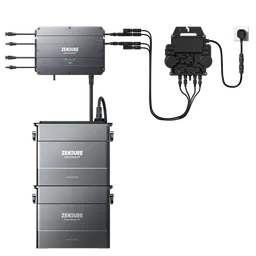 Zendure Deutschland Zendure Deutschland SolarFlow 2400 Pro | 2400W Bi-direktionaler Balkonkraftwerk-Speicher + Smart Meter D0 (2.4 kWh) / 3*AB3000L (8.64 kWh) / 2*515W Bifaziale (1339Wp Max) – Produktbild 1 von 1