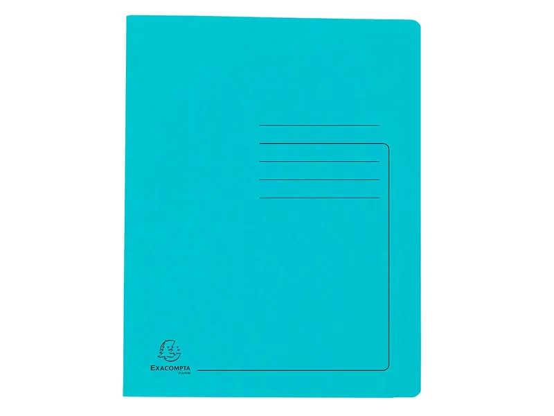 Exacompta 25 Exacompta Schnellhefter aus Colorspan-Karton, 355 g/m², DIN A4, türkis – Produktbild 1 von 1