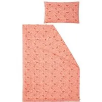 loud proud loud + proud Kinder Jersey Bettwäsche-Set 100 x 135cm, GOTS-zertifiziert, Peach(rosa), – Produktbild 1 von 1
