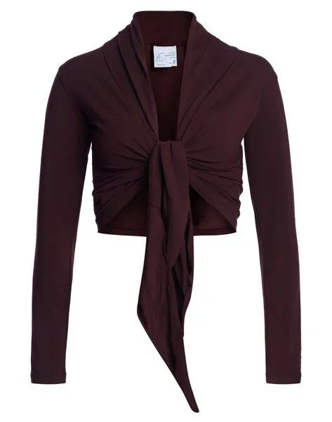 ESPARTO ESPARTO Wickelshirt "Dhaara", Aubergine, – Produktbild 1 von 3
