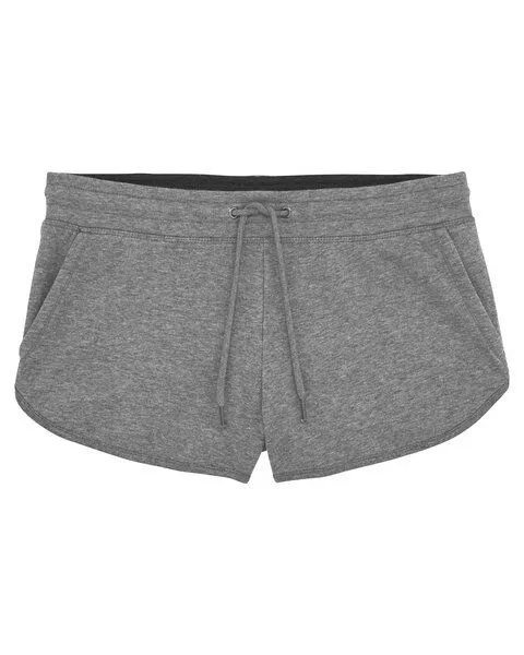 UNIPOLAR UNIPOLAR Damen Basic Jogging-Shorts CUSCO Regular Fit, Grau meliert, – Produktbild 2 von 5