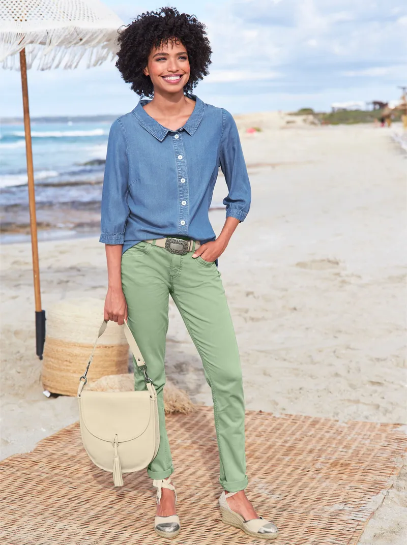 heine Skinny Jeans, Eucalyptus, – Produktbild 3 von 3