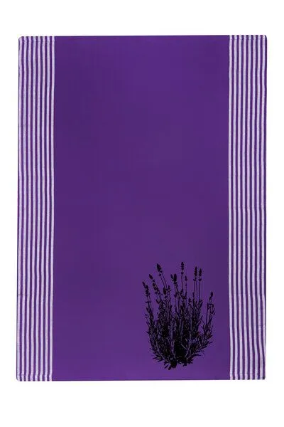 Hirschkind Hirschkind Bio & Fair-Trade-Geschirrtuch "Lavendel", Lila, – Produktbild 1 von 1