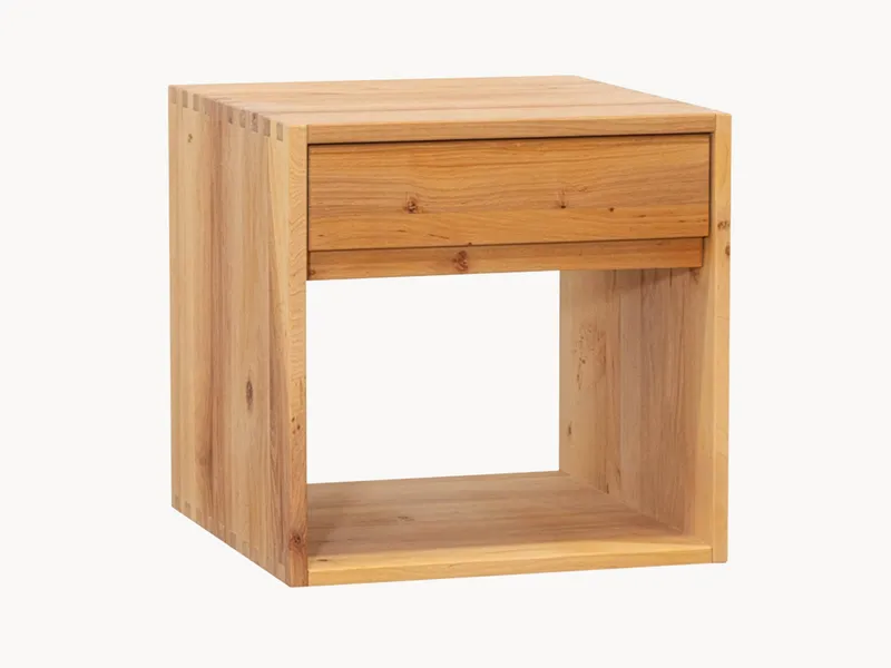 allnatura allnatura Nachttisch "Nochero" Variante 01 49 cm geölt, Kernbuche, – Produktbild 1 von 2