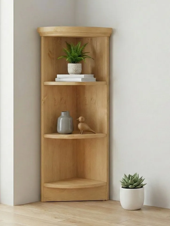 OTTO home Anbauregal Soeren Abschlussregal Höhen 97 bzw. 220 cm, aus massiver Kiefer, passend für Tiefe 29 cm, FSC®-zertifiziert, Beige, – Produktbild 2 von 8
