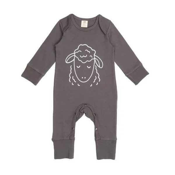 Walkiddy Baby Strampler GOTS-zertifiziert aus Bio-Baumwolle grau – elastisch & weich für empfindliche Haut, Walkiddy – Produktbild 1 von 2