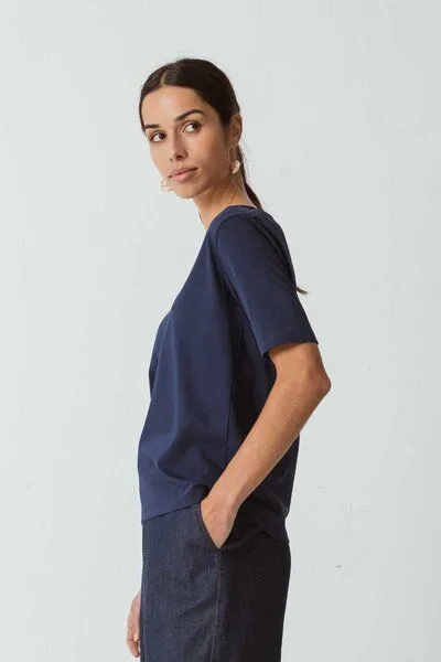 SKFK SKFK T-Shirt Hamalau - Navy – Produktbild 2 von 2