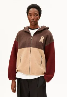 ARMEDANGELS ARMEDANGELS FLEECE HOOD JACKET Damen Sweatjacke aus 100% Bio-Baumwolle – Produktbild 1 von 1