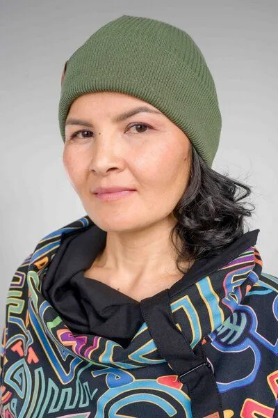 KOKOworld Mütze Peak Knit – Fairtrade Cotton – Klassische Beanie – Warm – Unisex – KOKOworld, Olive (grün), – Produktbild 4 von 4