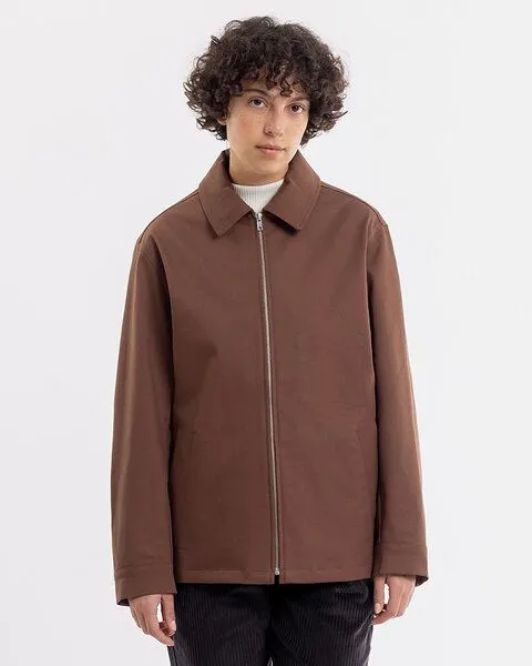 Rotholz Rotholz Zip Jacke aus Bio-Baumwolle, Braun, – Produktbild 1 von 8