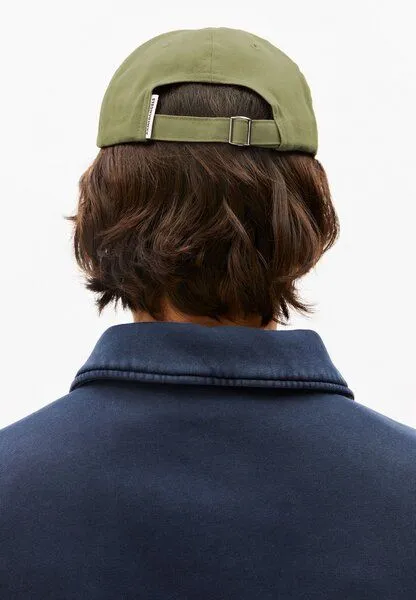 ARMEDANGELS ARMEDANGELS YENAAS BOLD Unisex Kappe aus Bio-Baumwolle, Fatigue green, – Produktbild 2 von 4