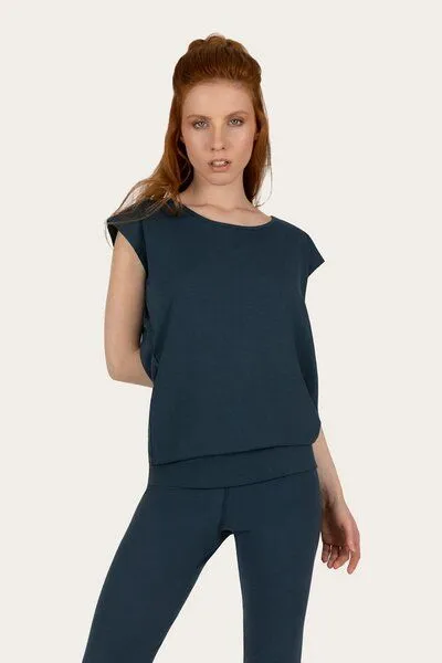 Urban Goddess Urban Goddess Lockeres Asana-Yoga-Shirt, Orion (blau), – Produktbild 1 von 4
