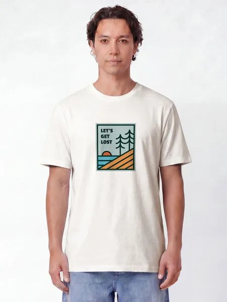 watapparel watapparel T-Shirt Unisex Let's Get Lost, Off white, – Produktbild 2 von 2
