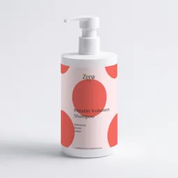 Zero Skin Zero Skin Keratin Volumen Shampoo - 390 ml - mit hydrolysiertem Keratin, Koffein & Rosmarinöl – mehr Volumen, Spannkraft & Glanz für feines Haar – vegan & nachhaltig produziert – Produktbild 1 von 1