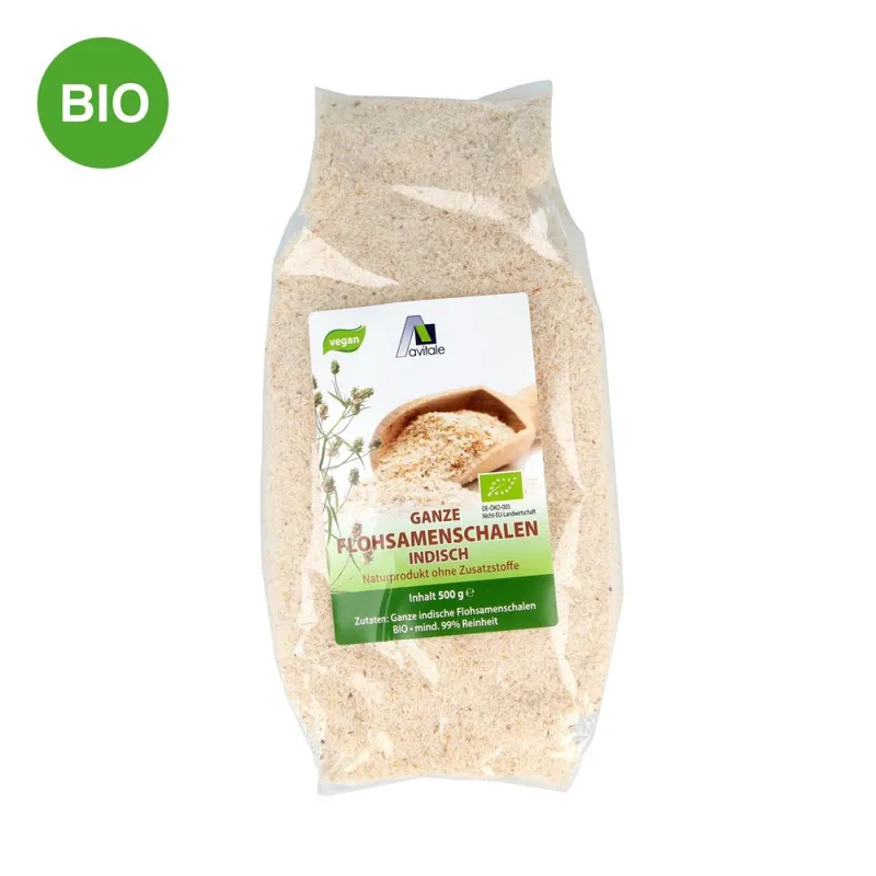 Avitale Avitale Flohsamenschalen indisch Bio – Produktbild 1 von 1
