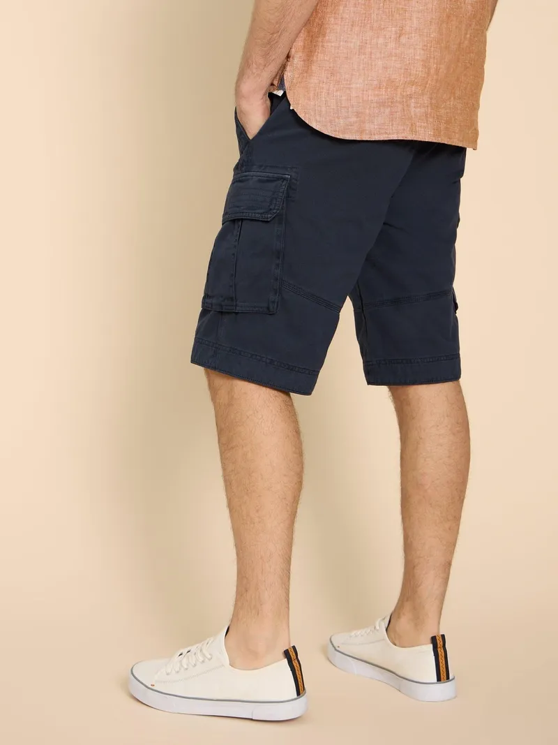 White Stuff Halsall Cargoshorts aus Bio-Baumwolle - 38/R, Dunkelmarine, – Produktbild 4 von 4