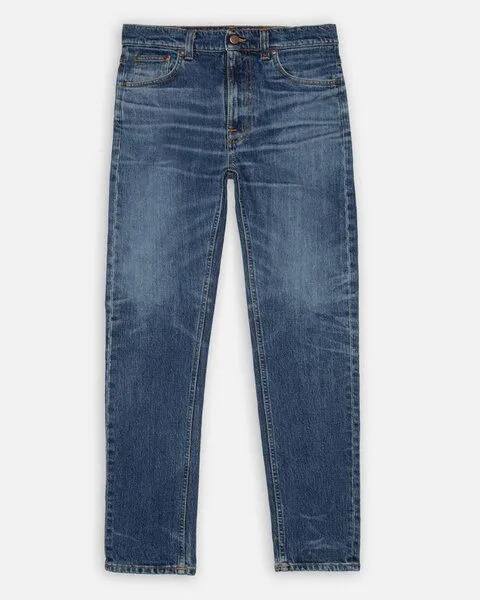 Nudie Jeans Nudie Jeans Solid Ollie Jeans - aus Bio-Baumwolle, Blue, – Produktbild 2 von 8