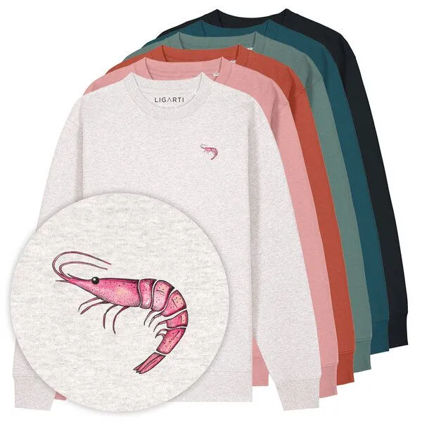 LIGARTI Pullover – Shrimp – LIGARTI Tiermanufaktur, Terracotta, – Produktbild 2 von 3