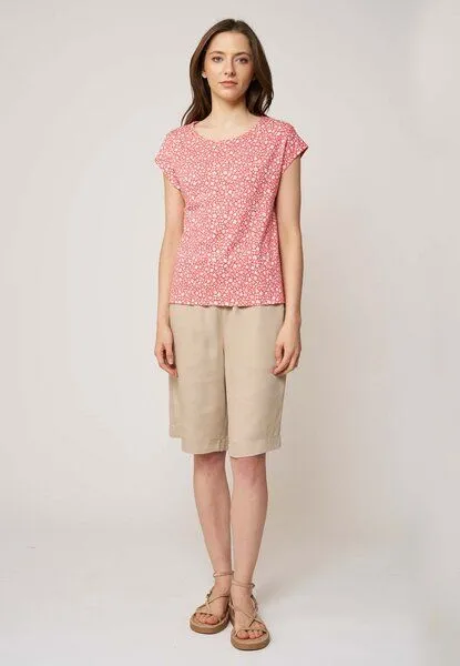 LANA Organic LANA Organic Sommershirt für Damen, Modell Kim, Cinthia coral, – Produktbild 2 von 4