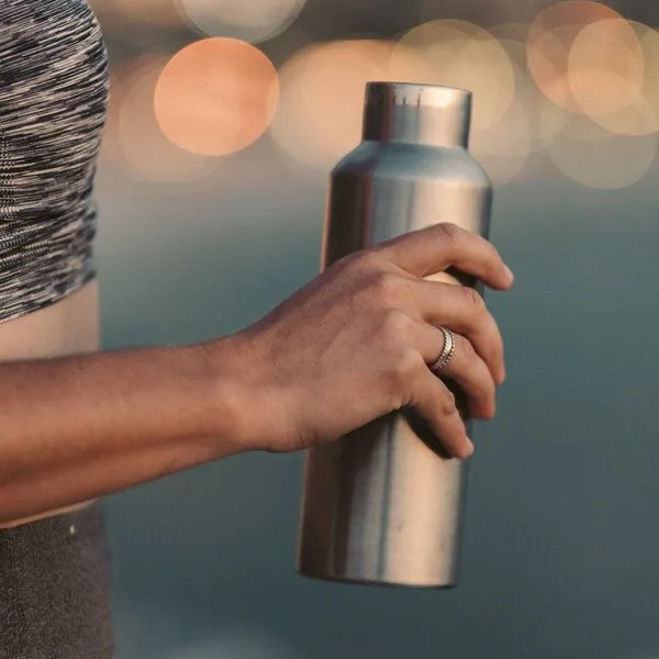 Dora's Dora's Retro-Thermosflasche (0,5l) – Doppelwandiger Edelstahl, Silber, – Produktbild 3 von 3