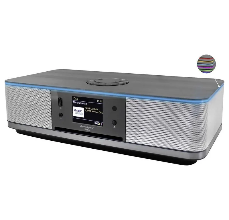 Soundmaster Soundmaster Stereo Musikcenter ICD2023 schwarz Kompaktanlage – Produktbild 2 von 4