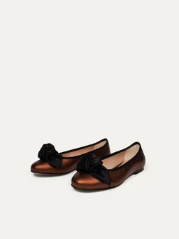 BIKKOU BIKKOU Damen vegan Ballerinas 930am Hearing In Court Bronze – Produktbild 1 von 1