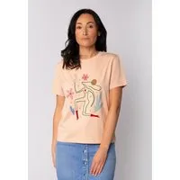 watapparel watapparel T-Shirt Frauen Love and flex, Fraiche peche, – Produktbild 1 von 1