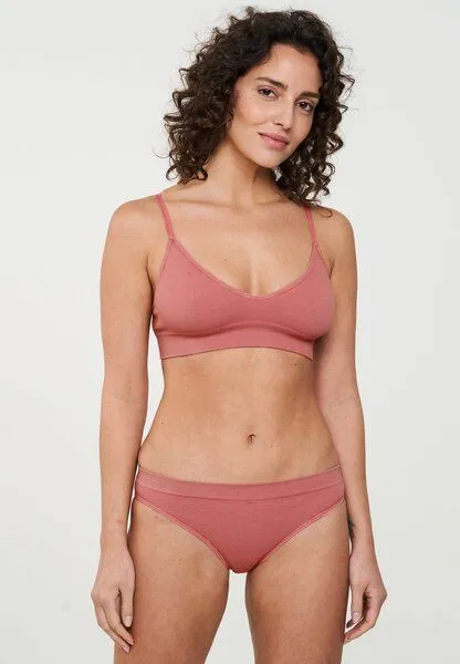 recolution Damen Rib Slip aus Bio-Baumwollmix - WILLOW - recolution, Rasberry cream (rot), – Produktbild 2 von 4