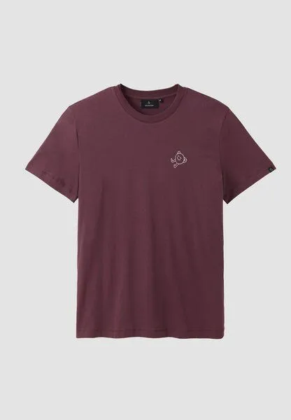 recolution Herren T-Shirt aus Bio-Baumwolle - AGAVE LAZY - recolution, Dark plum (lila), – Produktbild 1 von 1