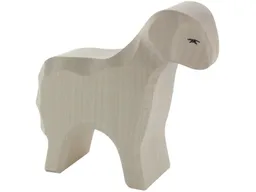 Ostheimer Ostheimer Schaf (stehend) 8 cm Laubholz, handgeschnitzt und lasiert – Produktbild 1 von 1