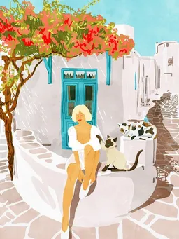 Photocircle Photocircle Poster / Leinwandbild - Greek Vacay – Produktbild 1 von 1