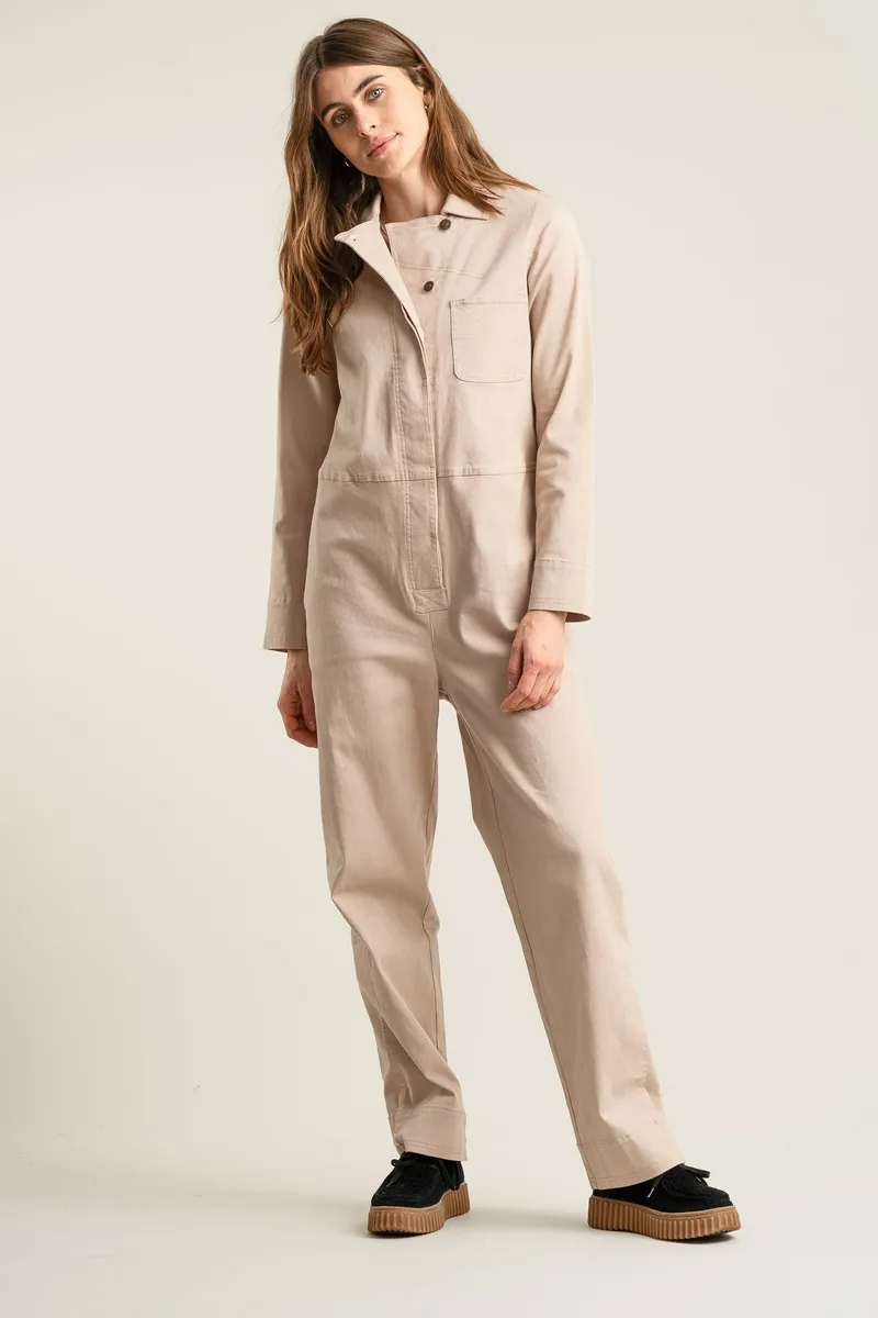 KOMODO KOMODO Damen vegan Jumpsuit Lyon Staubiges Rosa, Hell-pink, – Produktbild 1 von 2