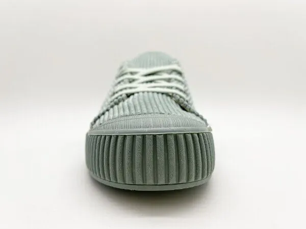 nat-2 Veganer Sneaker nat-2 Cord Low aus echtem Corduroy, Kork, rec. Gummi und Zuckerrohr, Emerald (grün), – Produktbild 4 von 4