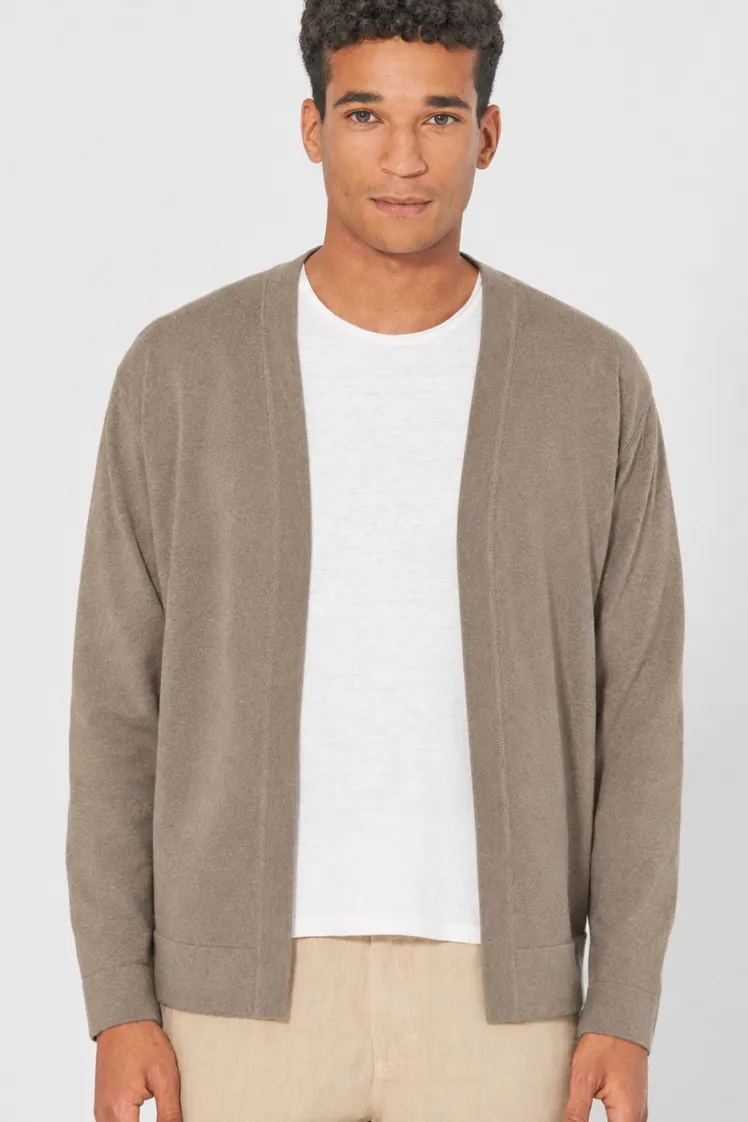 HempAge Hempage Herren vegan Jacke Timeless Grit In Beige, Beige, – Produktbild 2 von 2
