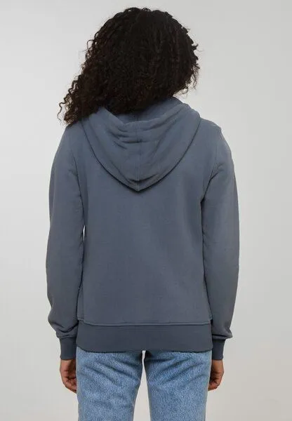 recolution Damen Sweatjacke aus Bio-Baumwolle - DAHLIA - recolution, Dove blue (blau), – Produktbild 3 von 4
