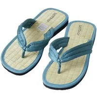 Les Tôngs Les Tôngs Juncus-S Gesunde - vegane & Offene Wellness Zimtlatschen – Flip Flops, Türkis, – Produktbild 1 von 1