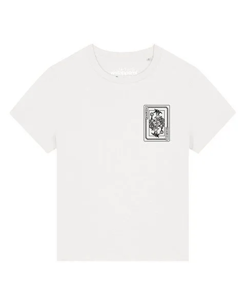 watapparel watapparel T-Shirt Frauen Joker, Off white, – Produktbild 1 von 3
