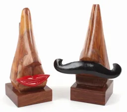 El Puente El Puente Brillenhalter "Mr. und Ms. Nose", 2er-Set – Produktbild 1 von 1