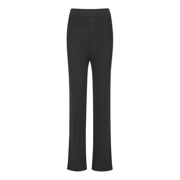 Basic Apparel Basic Apparel Coral, Strick-Hose aus Merinowolle, Schwarz, – Produktbild 1 von 1