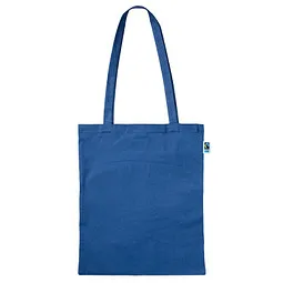 TEXXILLA Fairtrade Baumwolltasche mit langen Henkeln, royalblau – Produktbild 1 von 1