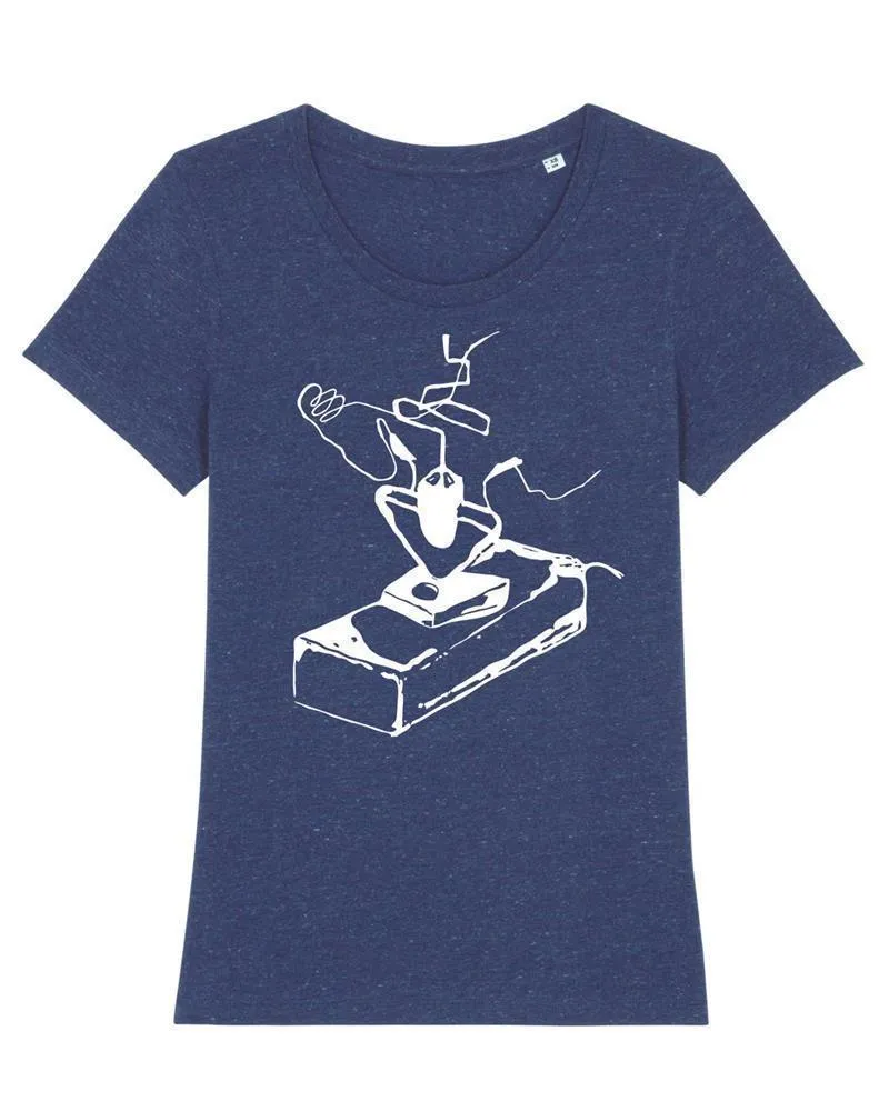 UNIPOLAR UNIPOLAR Elektrotechnik T-Shirt Transistor, Heather snow mid blue, – Produktbild 1 von 1