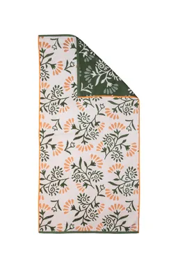 Tranquillo Badetuch FLORAL - grün – Produktbild 1 von 1