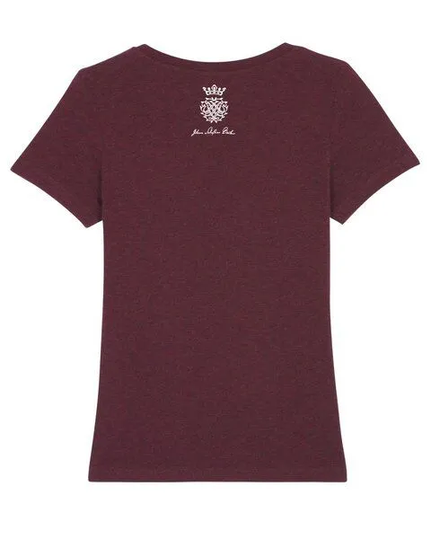 UNIPOLAR UNIPOLAR Musik T-Shirt | Musikalisches Opfer, Heather grape red, – Produktbild 2 von 4